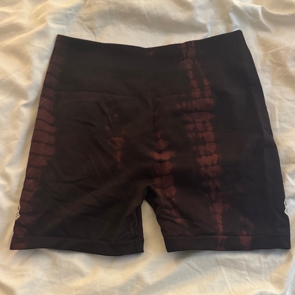 Darc Sport Pants - Darc Sport Black and Brown Tie-Dye Bike Shorts